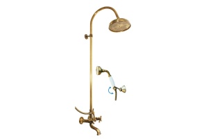 Душевая стойка Rav Slezak Morava retro бронза