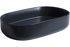 Раковина Allen Brau Fantasy Oval 55x36, черная матовая