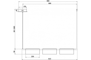 Подвесной светильник Freya Stick FR5395PL-L12B - 3