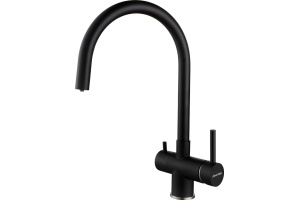 Смеситель для кухни Paulmark Heller черный матовый