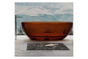 Ванна из полиэфирной смолы Abber Kristall 165х78 (AT9701Opal)