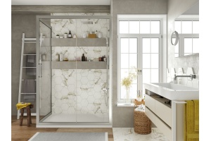 Душевой уголок STWORKI Эстерсунд DE019R80110200 110x80 см профиль хром матовый - 3