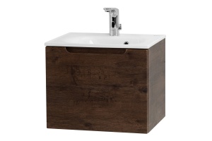 Тумба с раковиной BelBagno Etna 50 темное дерево - 3