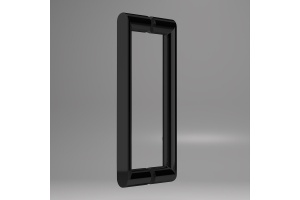 Душевой уголок Vincea Dice 110х100 профиль черный стекло прозрачное - 2