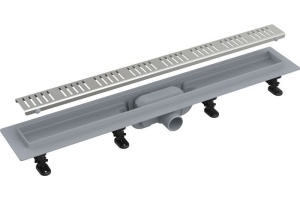 Душевой лоток AlcaPlast APZ10-Simple 650 с решеткой и опорами