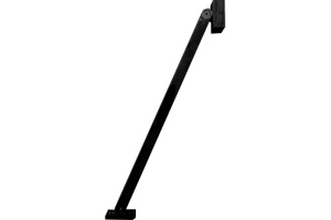 Стабилизирующий кронштейн Jacob Delafon Contra E22BT-BL горизонтальный, черный