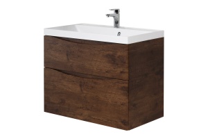 Тумба под раковину BelBagno Marino 90 темное дерево - 3