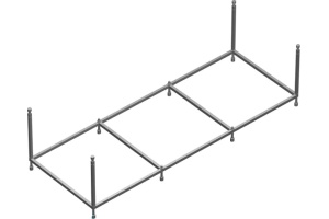 Монтажный набор для ванны Roca BeCool ZRU9302853 170x80