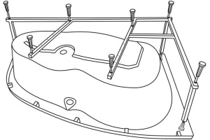 Ванна акриловая Excellent Aquarella L 170x110 белый - 3