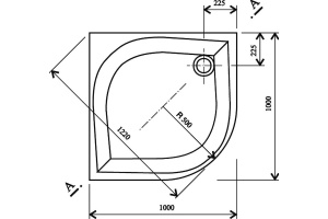 Поддон для душа Ravak Elipso-100 PAN с экраном - 3