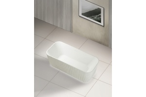 Ванна из искусственного камня Abber Stein 170х75 белый матовый - 2