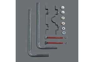 Комплект креплений для унитазов и биде Simas Frozen хром