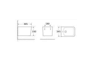 Биде подвесное Weltwasser WW SK Gelbach 005 GL-WT белый (10000003754) - 2