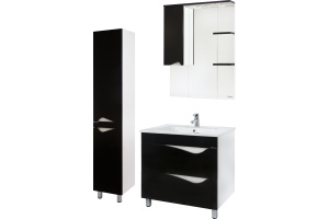 Шкаф-пенал Bellezza Эйфория 35 R черный - 2