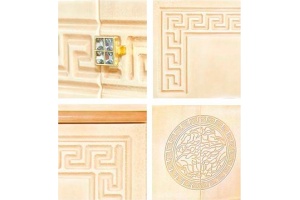 Зеркало Misty Olimpia Lux 90 R бежевая патина - 3