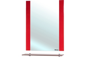 Зеркало Bellezza Рокко 80 красное