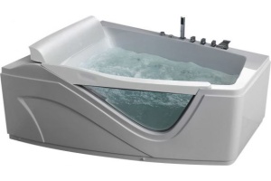 Акриловая ванна Gemy 170х130 с гидромассажем (G9056 B L)