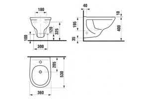 Биде подвесное Jika Lyra (303710000001) - 2