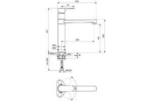 Смеситель для кухни Ideal Standard Cerafine O хром (BC501AA) - 2