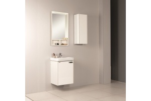 Зеркало Aquaton Йорк 50 белый-светлое дерево - 3