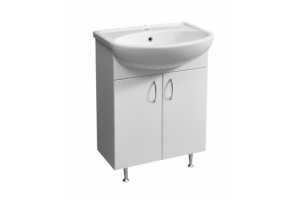Тумба под раковину напольная Stella Polar Концепт 60 белая