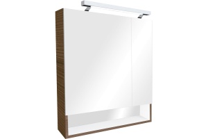 Зеркало-шкаф Roca Gap 80 тиковое дерево