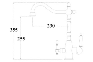 Смеситель Zorg Clean Water ZR 312 YF-33-BR для кухонной мойки - 2
