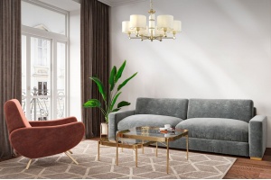 Подвесная люстра Maytoni Alloro MOD088PL-06BS - 2