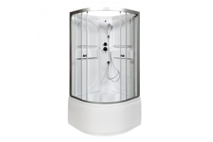 Душевая кабина Deto L 100х100 хром (L610NLED)