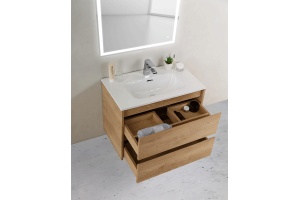 Тумба под раковину Belbagno Kraft 39 80 светлое дерево - 3