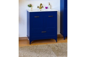 Тумба под раковину Sanflor Ванесса 75 индиго (С000005883)