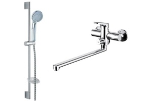 Душевой комплект Bravat Eler F00449CP 2 в 1