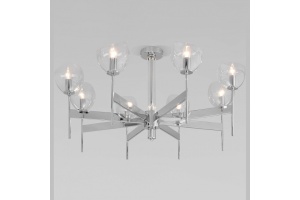Люстра на штанге Eurosvet Arrista 60130/8 хром Smart