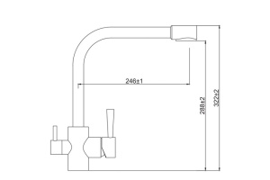 Смеситель Kaiser Merkur 26044-5 для кухонной мойки, серебро - 2