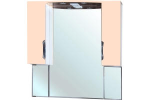 Зеркало-шкаф Bellezza Лагуна 105 бежевый