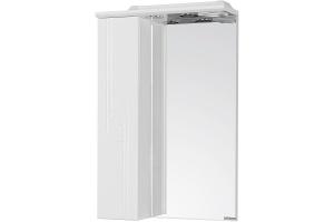 Зеркало-шкаф Aquaton Панда 50 L с подсветкой белый