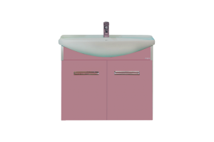 Джулия - 65 Тумба подвесная розовая