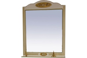 Зеркало Misty Roma 75 бежевая патина