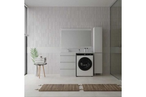 Шкаф-пенал для ванной Style Line Даллас 30 Люкс Plus, белый (СС-00002235) - 3