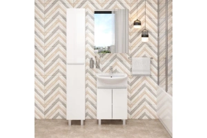 Тумба с раковиной Onika Милтон 59 белая - 2