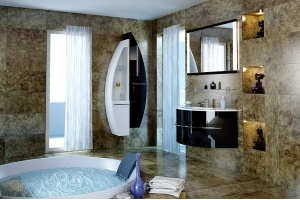 Шкаф-пенал De Aqua Эскалада 35 см (167340) - 2