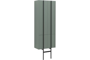 Шкаф пенал Allen Brau Reality 60 подвесной серо - зеленый матовый - 2