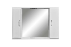 Зеркало-шкаф Stella Polar Концепт 100 с подсветкой белый - 3