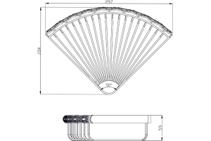 Полка Zorg Antic AZR U-2 SL - 2