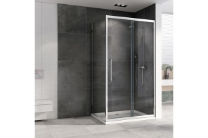 Душевой уголок Abber Schwarzer Diamant 110х90 хром (AG30110H-S90) - 2