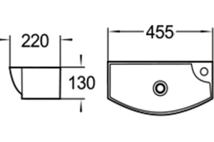 Рукомойник SantiLine SL-2013LMB - 2