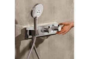Термостат hansgrohe RainSelect для душа, черный/хром 15355600 - 3