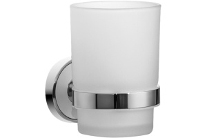 Подстаканник одинарный, матовое стекло, латунь, Calipso, IDDIS, CALMBG1i45