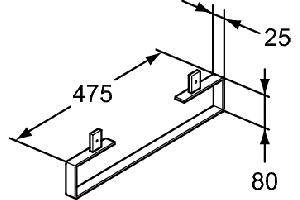 Полотенцедержатель Ideal Standard Adapto хром - 3