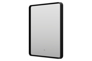 Зеркало Brevita Mercury 60x80 с подсветкой, черный (MER-Rett6-060/80-black) - 2